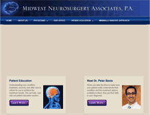 Tablet Screenshot of midwestneurosurgery.net